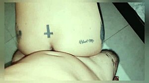 Mexican couple fucks passionately at friends' house