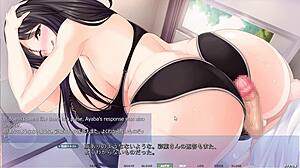 In Akumeru Family, Iroha's photoshoot turns into big tits masturbation