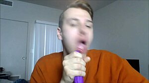 Pov Twink Sucking Cock with Toys in Deepthroat Blowjob Session