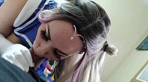 Amateur Couple In Sailor Moon Cosplay Shares Emotional Foreplay