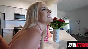 bunny madison's bubble butt gets huge cock in doggystyle! she loves it!