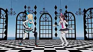 Mirai Akari Tokino Sora Brain Fluid Explosion Girl Mmd