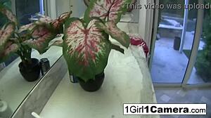 Dang, sexy Brittany dildos herself real good! 😘