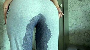 Petite Teen's Desperate Pee Moment Caught on Camera