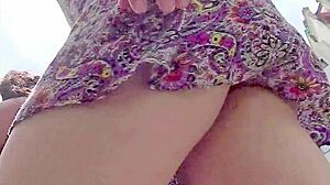 Argentinian upskirt asses in summer view!