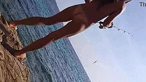 Дикое пляжное нудистское приключение с уникальными поворотами