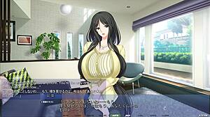 In Akumeru Family, Iroha's photoshoot turns into big tits masturbation