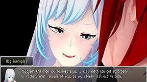 Big Bunny Girl in Vorealia Submits to Willing Digestion Scene