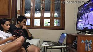 Lady Bent Over For Hard Doggystyle Fucking