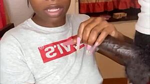 verbal suck on stepbro's bbc, dripping everywhere