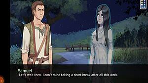 Feeling aroused by the dirty fantasies in this hentai game.