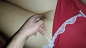 horny housewife devours stranger’s cock, gets creamy pussy, and savors her own cum.