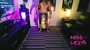 yo, check princess cleopatra banging pharaoh in this halloween costume fuck!