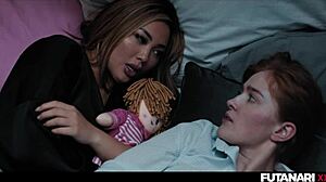 Sexy Maid with Dick Seduces Boss’s Busty Wife