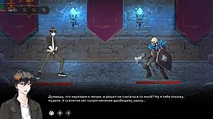 redhead milf slut rides cock in broken bed gameplay 😈