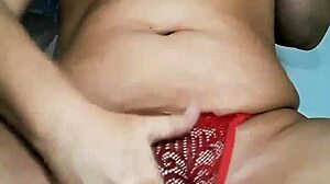 Mirelladelicia strips and masturbates with dildos