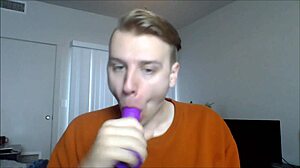 Pov Twink Sucking Cock with Toys in Deepthroat Blowjob Session