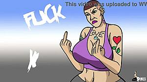 Whoa! Pawg stripper caught in wild hentai trouble 😱