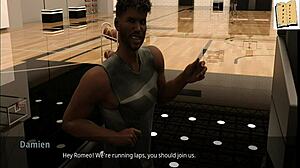 john stands up for sexy coach in hentai 3d erotic scene