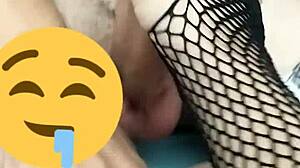 Teen Couple Gets Fingered While Jerking Big Cock