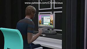 Stepson Chad keeps having wet dreams about riding and deepthroating in missionary style. It’s a wild brunette fantasy!