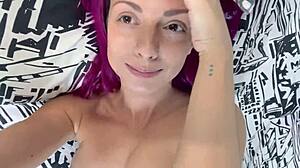 teasing body exploration with foot fetish and perfect curves