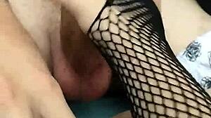 Teen Couple Gets Fingered While Jerking Big Cock