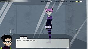 18Titans Part 3: Intriguing Cumshot on Starfire's Ass in Game