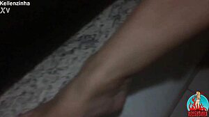 Naked under super moon in São Paulo