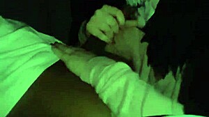 The cosplay masked snowbunny slurps and gags on that massive BBC deepthroat.