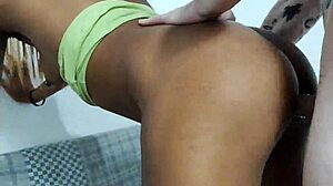 Hard fuck with Naomi's hairy pussy