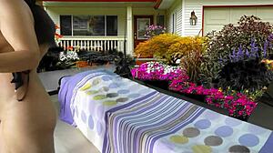 taking care of my baby with agarabas and olpr in outdoor voyeur scene