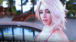 a o a academy 22 - rebecca shines all wet and glossy in teen roleplay