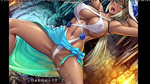 Taimanin RPGX scene 73 english subbed featuring intense action