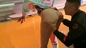 Argentinian teen gets naked in public street and exposes herself in friends' house for intense outdoor adventure