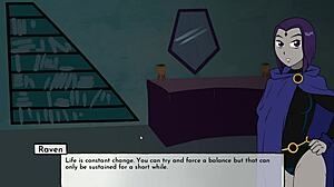 18Titans Part 3: Intriguing Cumshot on Starfire's Ass in Game