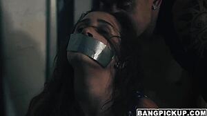 Slutty Ashley Adams Faces a Rough Outdoor Encounter