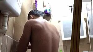 Horny gay gets what he desired in cock and tits