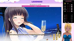 브이튜버 루드네코가 바이브레이터로 신음, 러브 큐브 파트 6 헨타이 플레이