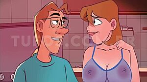 Se Dona Maria, den liderlige milf med den store røv bliver filmet