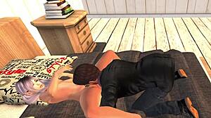 Theresa's first anal turns intense