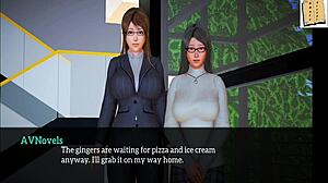 Amateur Girl with Small Tits Rides Cowgirl in Erotic Hentai Game