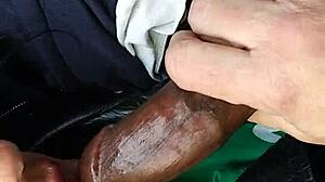 lisa gus sucks black cock interracial