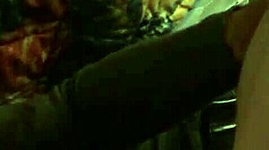 Latina sucking monster cock in couple scene 😍