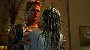 I love Tania Saulnier in her sexy shower.