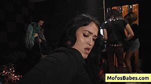 watch nia bleu get fucked by brett maker during band rehearsal