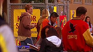 I love Tania Saulnier in her sexy shower.