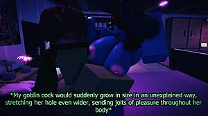 goblin seduced by slutty elf in rough rp