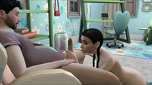 Oye, Estoy Cuidando A Mi Sobrina Mayor De Edad, Está Aburrida De Juguetes Y Quiere Montar Mi Polla Dura Por Diversión. Juguemos A Vaquero Todo El Día!