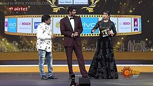 Lakshmi Manchu хвастается огромными сиськами с торчащими сосками